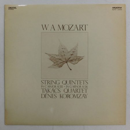 Mozart, Takács Quartet, Koromzay - String Quintets In C Major LP (NM/VG+) HUN