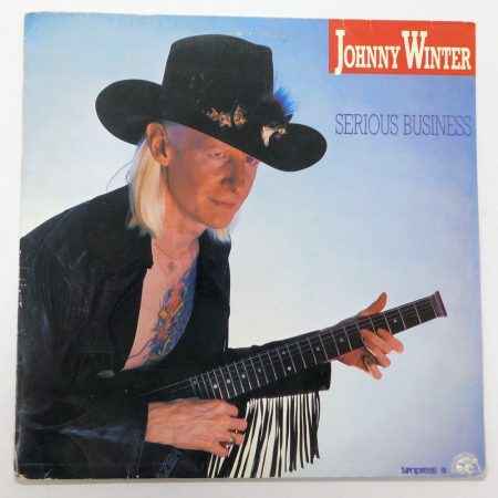 Johnny Winter - Serious Business LP (EX/VG) POL, 1986.