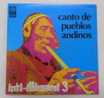 Inti-Illimani 3 - Canto De Pueblos Andinos LP (VG+/VG) ITA. 