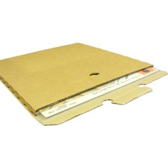   LP 12 inch bakelit lemez szállító karton 1 db lemezhez - 325x325x4mm (könyvekhez és naptárakhoz is)