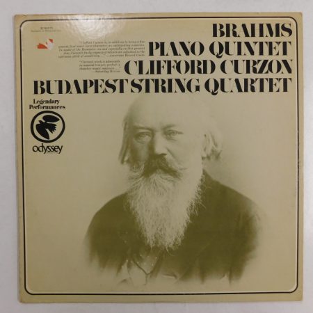 Brahms - Curzon, Budapest String Quartet - Piano Quintet LP (NM/VG) USA