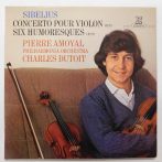   Sibelius, P. Amoyal, C. Dutoit - Concerto Pour Violon Op.47, Six Humoresques Op. 89 LP (NM/NM) FRA