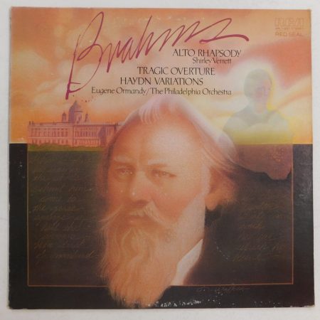 Brahms, Verrett, Ormandy, The Philadelphia O. - Alto Rhapsody, Tragic Overture, Haydn Variations LP (EX/VG) 78', USA.