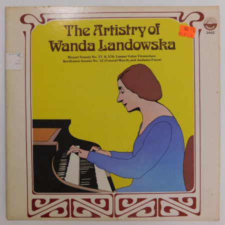 Wanda Landowska - The Artistry Of Wanda Landowska LP (EX/G) USA