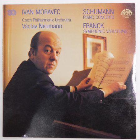 Schumann, Franck, Moravec, Czech Philharmonic, Neumann - Piano Concerto, Symphonic Variations LP (EX/EX) CZE