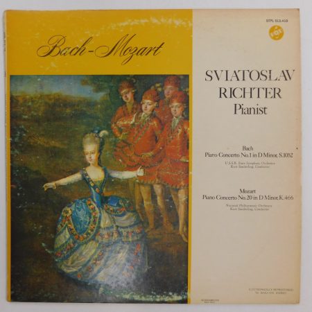 Richter, Bach; Piano Concerto No.1, Mozart; Piano Concerto No.20 LP (EX/VG) USA