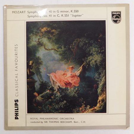 Mozart - The Royal Philharmonic, Beecham Bart, - Symphony No.40 / Symphony No.41 LP (EX/VG+) UK