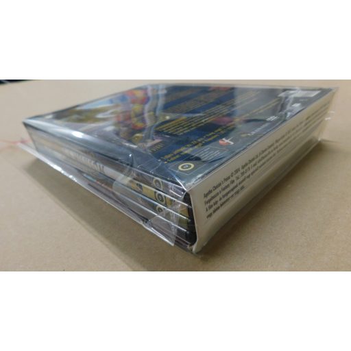 DVD box - zárható védőfólia - 178x195mm + 70mm-es zárófül - Kifutó áru