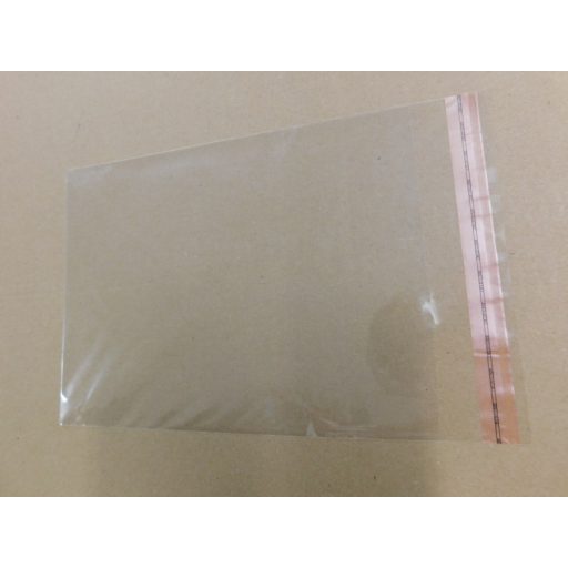 DVD box - zárható védőfólia - 178x195mm + 70mm-es zárófül - Kifutó áru