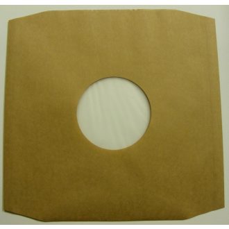   LP tasak antisztatikus fóliával, vágott sarkokkal - barna / dohány - 70gr.