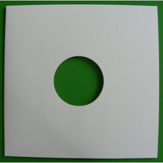 LP / 12inch kartonborító fehér, lyukas