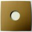 LP/12inch kartonborító lyukas barna / dohány - 315x315x2mm