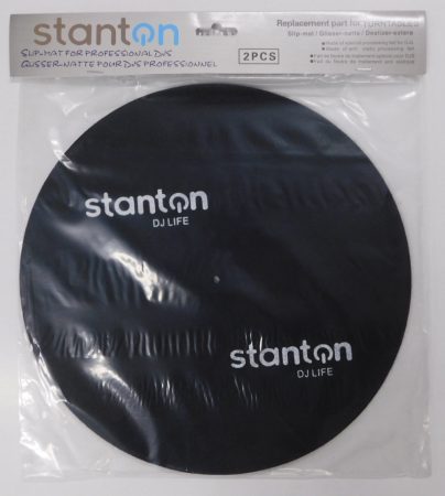 Stanton Dj Life fekete filc lemezalátét csomag (2db)