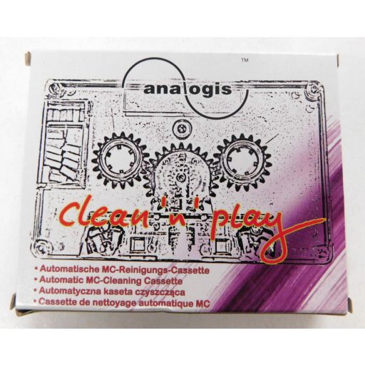 Tisztító kazetta tisztító folyadékkal kazettás magnóhoz - Analogis