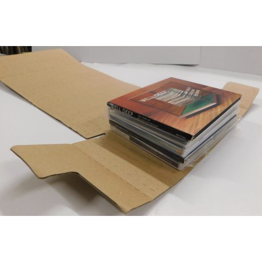 CD szállítókarton (élvédős, változtatható magasságú)