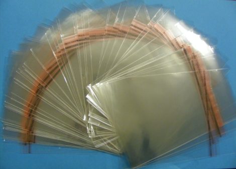 Blu-Ray - Zárható védőfólia Blu-Ray, 11mm vastagságú tokokhoz - 148x176mm + 28mm