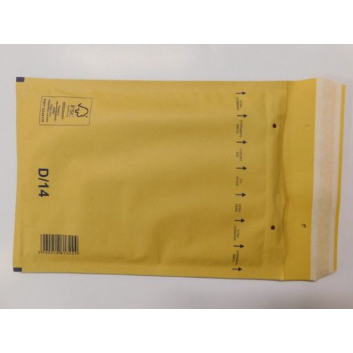 DVD / Blu-Ray szállító buborékfóliás boríték / D14 postázó tasak (180x265mm)