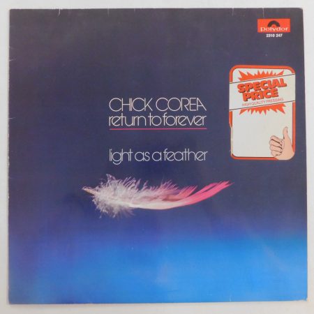 Chick Corea, Return To Forever - Light As A Feather LP (VG,VG+/VG+) 1973, GER.