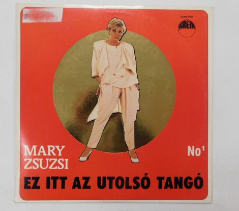 Mary Zsuzsi - Ez Itt Az Utolsó Tangó LP (NM/VG+) Limitált,számozott