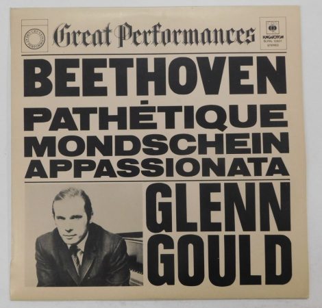Beethoven, Glenn Gould-Pathétique / Mondschein / Appassionata LP (VG+/VG+) HUN.