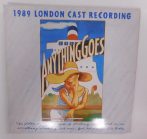 Anything Goes 1989 London Cast Recording LP (VG+/VG) UK, 89