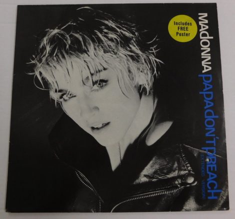 Madonna - Papa Don't Preach (extended version) 12" (VG+/VG+, 45rpm) EUR. 1986