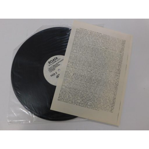 Roata ‎- Va Fi, Lazare, Va Fi! LP (NM/VG) ROM. 1992