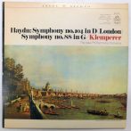   Haydn,  Klemperer - Symphony No.104 / Symphony No.88 LP (EX/VG+) USA