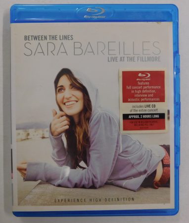 Sara Bareilles - Between The Lines (Live At The Fillmore) Blu-Ray + CD (VG/VG+) 2008
